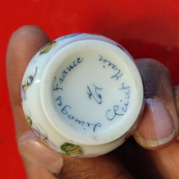 Authentic Limoges handpainted porcelain - Picture 3 of 8